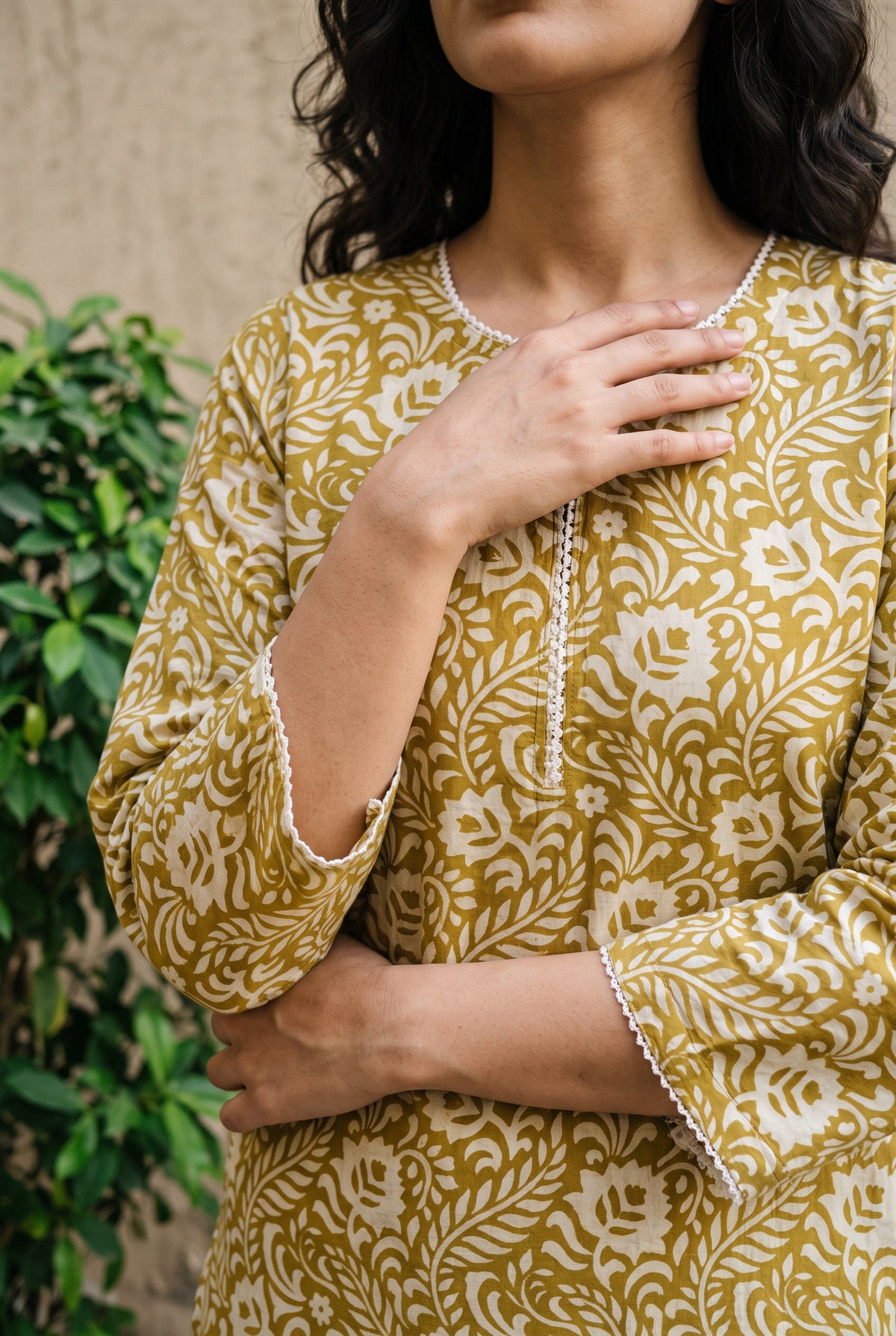 Mustard bloom kurta