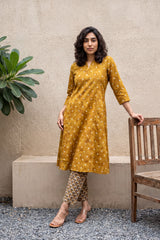 Mustard Bindi Coord set