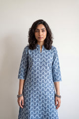 Blue floral Kurta