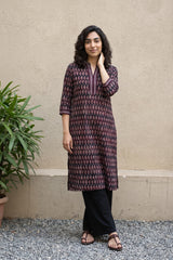 Jahota Leaf ban neck kurta