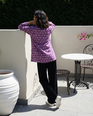 Purple Buta Aline Top