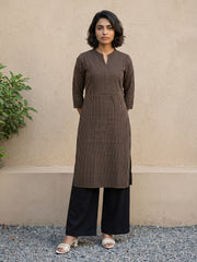 Black lines office wear kurta