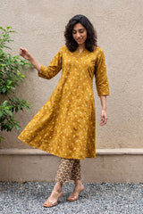 Mustard Bindi Coord set