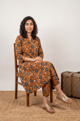 Kesari floral jaal coord set