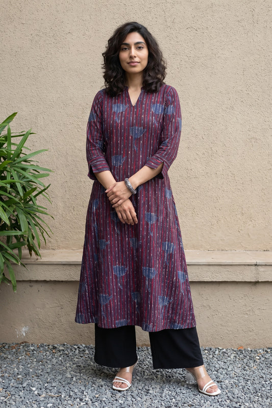 Lotus A-line Kurta