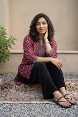 Wine Buti short kurti