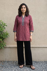 Wine Buti short kurti