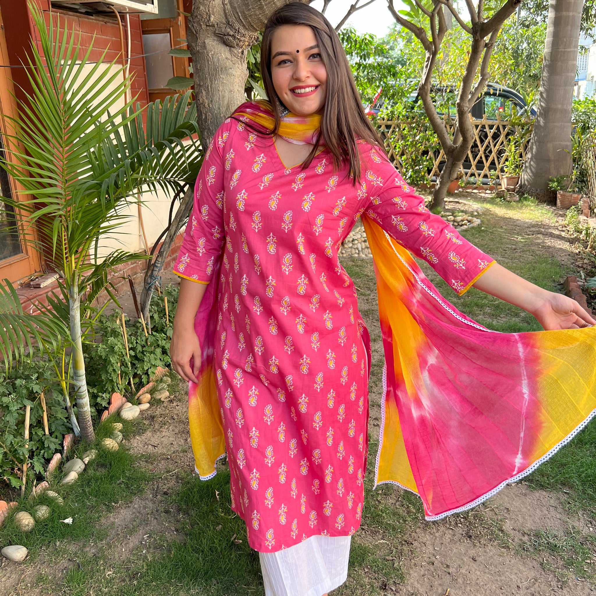 kurti set with dupatta