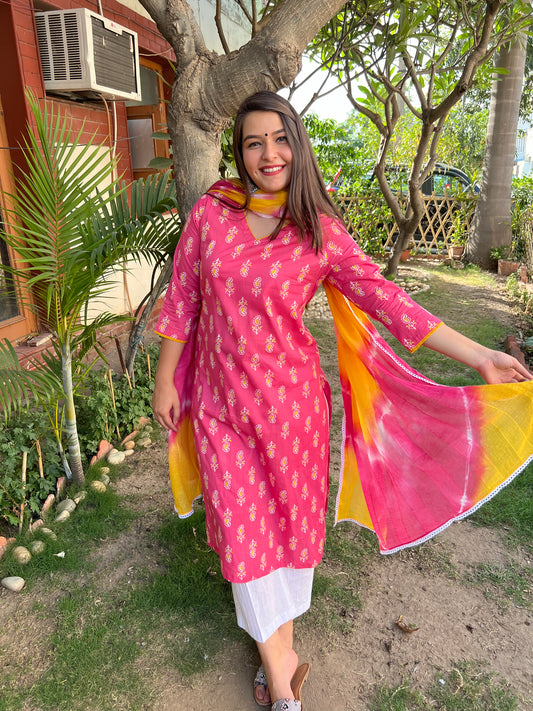 kurti set with dupatta