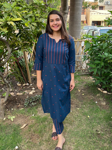 Blue Buti South Cotton Co-ord set